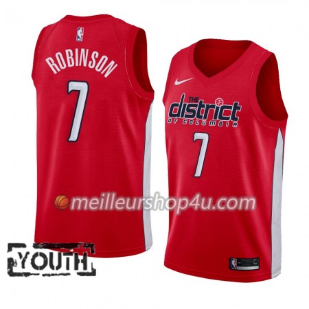 Maillot Basket Enfant Washington Wizards Devin Robinson 7 2018-19 Nike Rouge Swingman